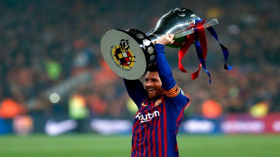 Barcelona forward Lionel Messi.